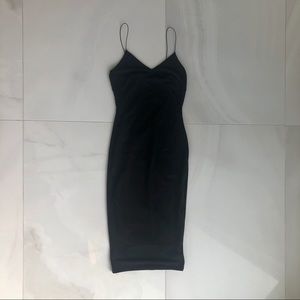 Necessary Clothing Black Midi Dress